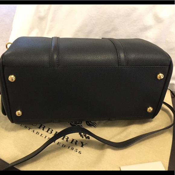 Burberry Black Leather Medium Alchester Satchel - Picture 7 of 8